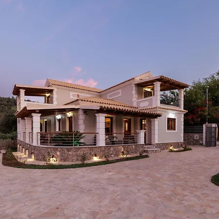 Villa Logas Hill - Situated Close To Sunset Logas Beach- Peroulades *
